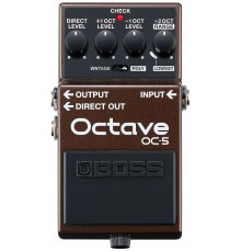 Boss OC-5 гитарная педаль - октавер, выставочный образец