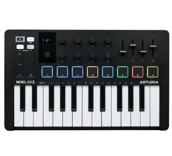 Arturia MiniLAB 3 Black Edition MIDI-клавиатура