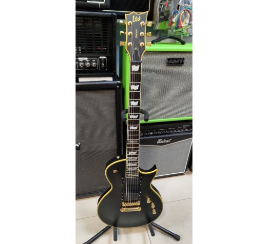 LTD by LTD EC-1000 Deluxe электрогитара, цвет черный матовый, Корея USED