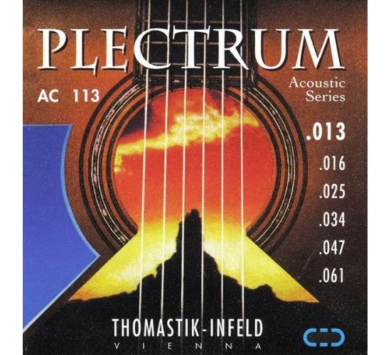 Thomastik AC113 Plectrum Комплект струн для акустической гитары, бронза, 013-061 AC113