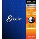 Elixir 12077 NANOWEB Комплект струн для электрогитары, Light, 10-52