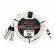 Kirlin LGY-370L 2M WH кабель Y-образный 2 м, Разъемы: 3.5 мм стерео миниджек - 2 x XLR папа