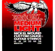 Ernie Ball 2206 струны для эл.гитары Nickel Wound Medium Light (12-16-24w-32-44-54)