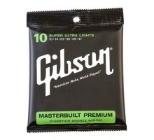 Gibson SAG-MB10 Masterbuilt Phosphor BR .010-.047 струны для акустической гитары