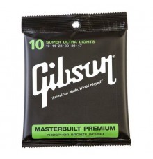 Gibson SAG-MB10 Masterbuilt Phosphor BR .010-.047 струны для акустической гитары