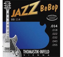 Thomastik BB114 Jazz BeBob Комплект струн для электрогитары, Medium, сталь/никель, 14-55
