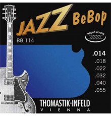 Thomastik BB114 Jazz BeBob Комплект струн для электрогитары, Medium, сталь/никель, 14-55