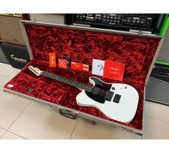 Fender Jim Root Telecaster Flat White электрогитара, цвет белый, Мексика выставочный образец