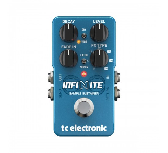 TC Electronic INFINITE SAMPLE SUSTAINER педаль лупер/сэмплер с TonePrint, ревером, модуляцией