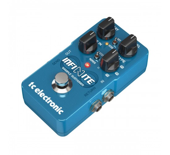 TC Electronic INFINITE SAMPLE SUSTAINER педаль лупер/сэмплер с TonePrint, ревером, модуляцией
