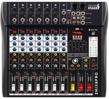 Italian Stage 2MIX8PRO 8-канальный профессиональный микшерный пульт с USB-интерфейсом