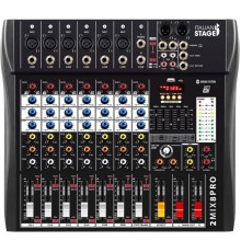 Italian Stage 2MIX8PRO 8-канальный профессиональный микшерный пульт с USB-интерфейсом