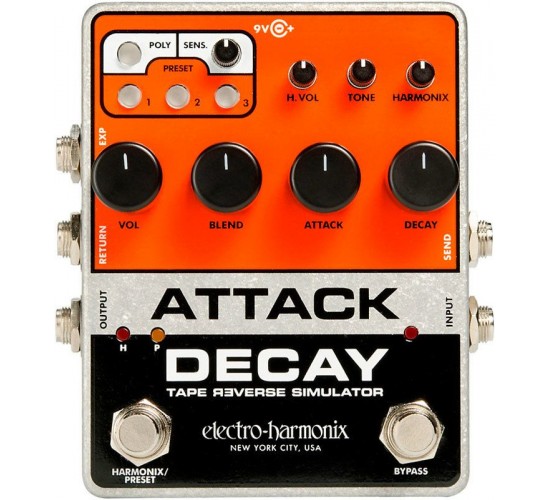 Electro-Harmonix Attack Decay гитарная педаль эффектов