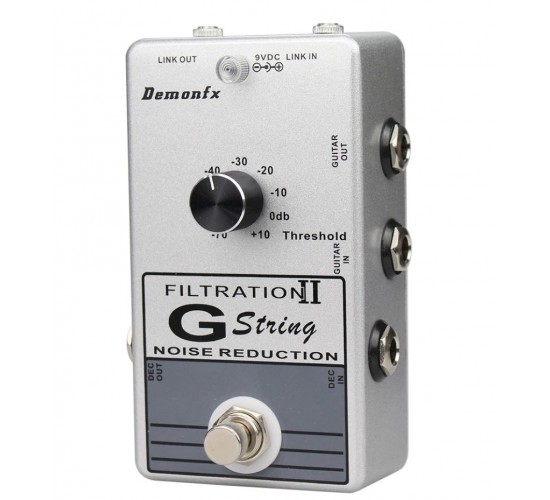Demonfx Filtration II G-String Noise Rediction гитарная педаль-шумоподавитель, нойз-гейт