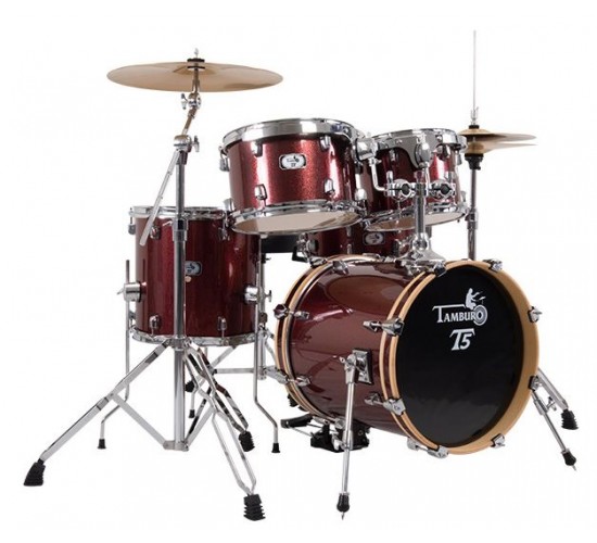 Tamburo T5R22RSSK ударная установка, серия T5, цвет Red Sparkle (красный блестящий)
