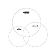 Evans ETP-G2CLR-F Набор пластика для том барабана, G2 Clear Fusion 10«/12»/14"
