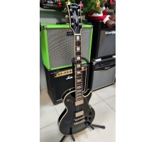 Grass Roots G-LP-60C Les Paul Custom электрогитара, цвет черный, Корея USED