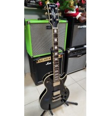 Grass Roots G-LP-60C Les Paul Custom электрогитара, цвет черный, Корея USED