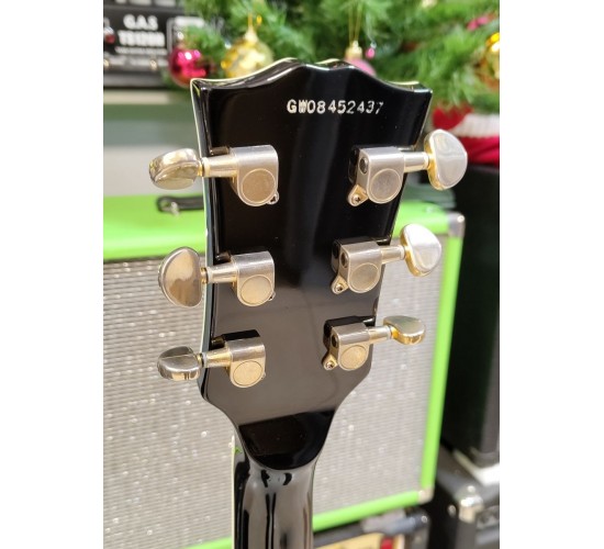 Grass Roots G-LP-60C Les Paul Custom электрогитара, цвет черный, Корея USED