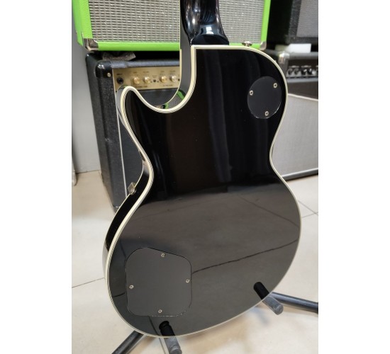 Grass Roots G-LP-60C Les Paul Custom электрогитара, цвет черный, Корея USED