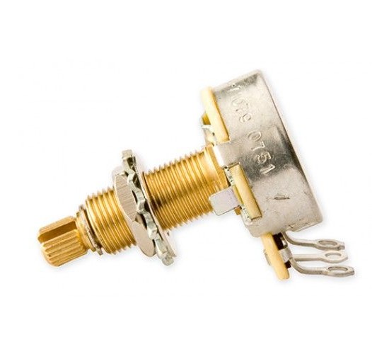 Gibson PPAT-500 500K Long Shaft потенциометр 500кОм, логарифмическая характеристика