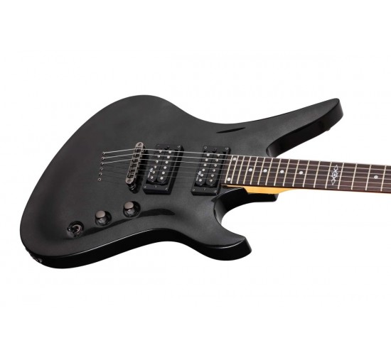 Schecter SGR AVENGER MBLK электрогитара, цвет металлический черный