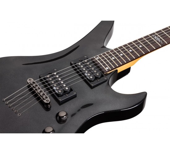 Schecter SGR AVENGER MBLK электрогитара, цвет металлический черный