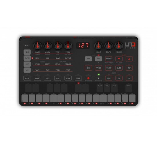 IK Multimedia UNO SYNTH Драм машина (портативный синтезатор)