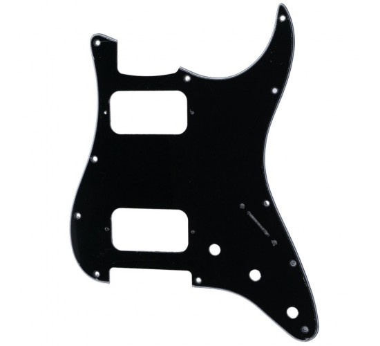 Musiclily MX2248BK Защитная накладка электрогитары Fender Stratocaster HH, 3 слоя, черная