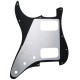 Musiclily MX2248BK Защитная накладка электрогитары Fender Stratocaster HH, 3 слоя, черная