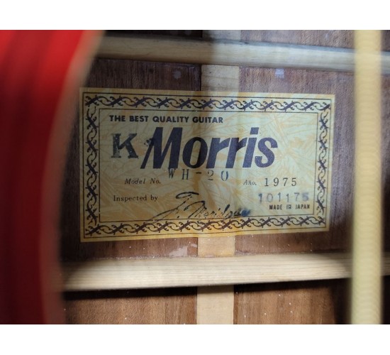Morris WH-20 Hummingbird акустическая гитара, Япония 1975 USED