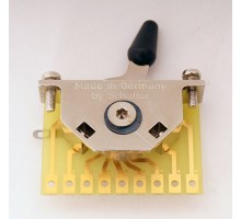 Schaller 15310005 Megaswitch E+ Переключатель 5-ти позиционный, универсальный, никель