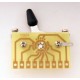 Schaller 15310005 Megaswitch E+ Переключатель 5-ти позиционный, универсальный, никель