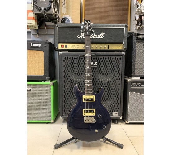 PRS SE Santana Whale Blue электрогитара, цвет чёрный, Корея USED
