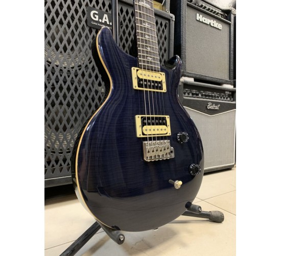 PRS SE Santana Whale Blue электрогитара, цвет чёрный, Корея USED