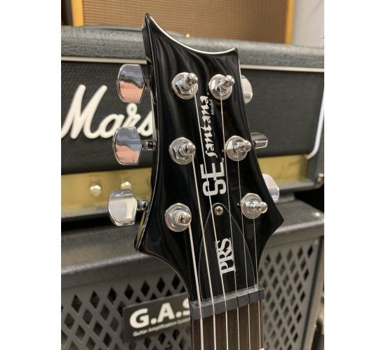 PRS SE Santana Whale Blue электрогитара, цвет чёрный, Корея USED