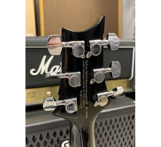 PRS SE Santana Whale Blue электрогитара, цвет чёрный, Корея USED