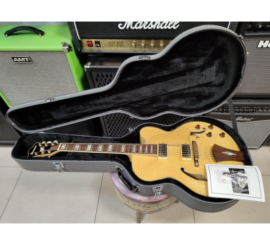 Ibanez Artcore AF105-NT-12-01 полуакустическая электрогитара, с кейсом 2007 USED