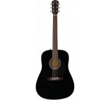 Fender CD-60S Black WN акустическая гитара, цвет черный