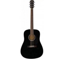 Fender CD-60S Black WN акустическая гитара, цвет черный