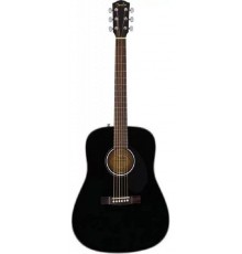 Fender CD-60S Black WN акустическая гитара, цвет черный
