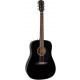 Fender CD-60S Black WN акустическая гитара, цвет черный