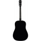 Fender CD-60S Black WN акустическая гитара, цвет черный