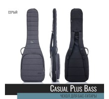 Bag&Music BM1175 Bass Casual Plus Чехол для бас-гитары, цвет серый