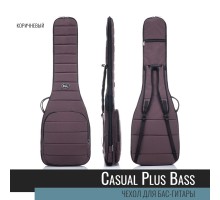 Bag&Music BM1193 Bass Casual Plus Чехол для бас-гитары, лёгкий, цвет коричневый