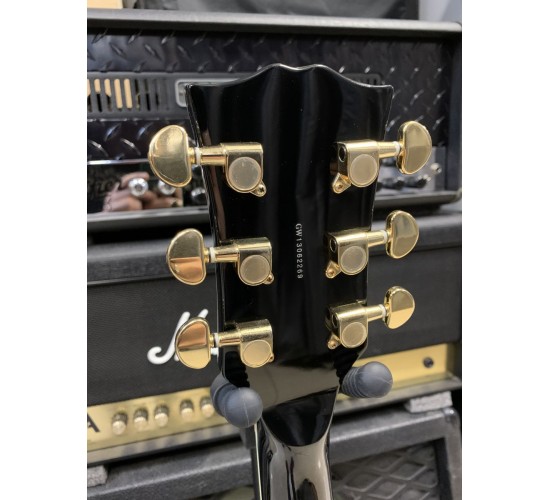 Grass Roots Les Paul Custom G-LP-60C электрогитара, цвет черный, Корея USED