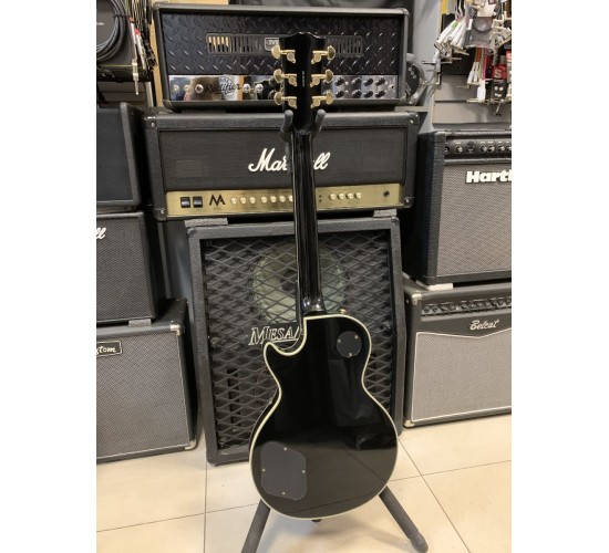 Grass Roots Les Paul Custom G-LP-60C электрогитара, цвет черный, Корея USED