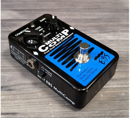 EBS MultiComp Black Label басовая педаль компрессор USED