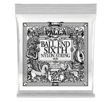 Ernie Ball 1536 6я струна для классической гитары.серебрянная оплётка калибр .042