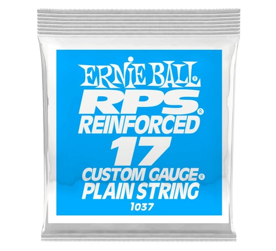 Ernie Ball 1037 струна для электро и акустических гитар. Сталь, калибр .017 (RPS)
